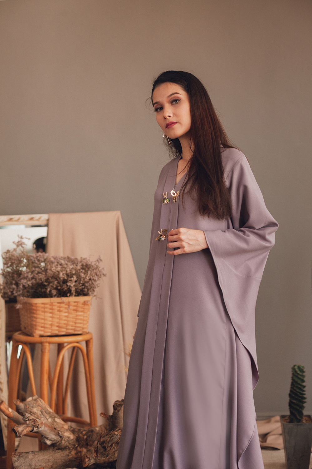 Elara Kaftan - Lilac