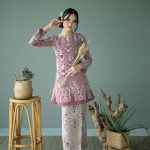 Raisa Brocade Tenun Pesak - Burgundy