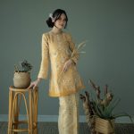 Raisa Brocade Tenun Pesak - Ginger Gold