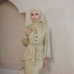 Aiyla Modern Kurung - Champagne Yellow