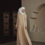 Aria Long Dress - Nude