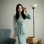 Diandra Ironless Kurung 8.0 - Sage blue