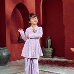 ELFIYAA KEBAYA SULAM ( girl ) - Light Lilac