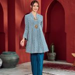 ELFIYAA KEBAYA SULAM - TEAL BLUE