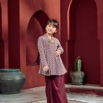ELFIYAA KEBAYA SULAM ( girl ) - VINTAGE MAROON