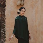 Alessandra Pleated Kurung - Emerald