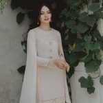Elysia Long Kurung - Beige