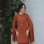 Elysia Long Kurung - Brick