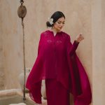 Ayyara Kaftan Kurung - Maroon