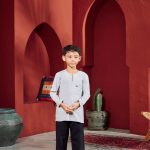 Rumii Johor Tops ( Boy ) - Grey