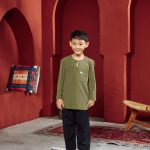 Rumii Johor Tops ( Boy ) - Olive