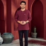 Rumii Johor Tops - Vintage Maroon